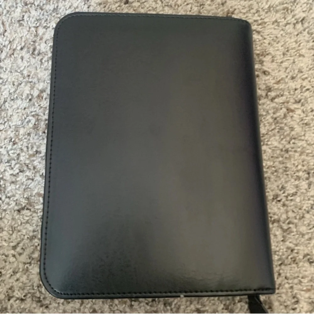 Franklin Covey Planner Black 6 Ring Simulated Leather